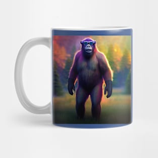 Dope Sasquatch in Nature Mug